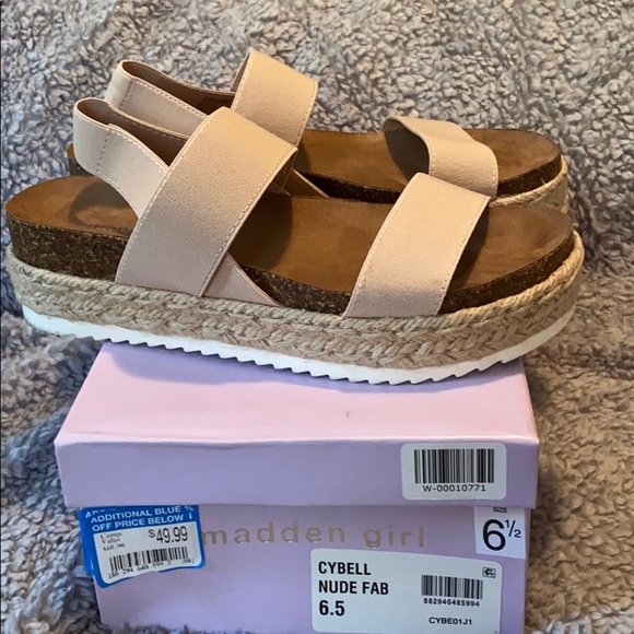 Madden Girl Shoes - New Madden Girl Cybell Espadrille Wedge SandalSOLD